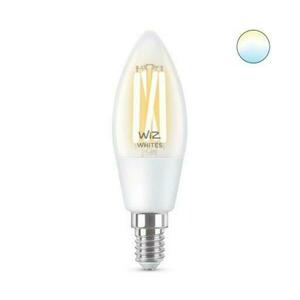 LED Žárovka WiZ Tunable White Filament 8718699787196 E14 C35 4, 9-40W 470lm 2700-6500K, stmívatelná obraz