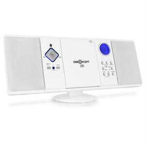OneConcept V-12-BT, stereo systém s FM, USB, SD, AUX, bílá obraz