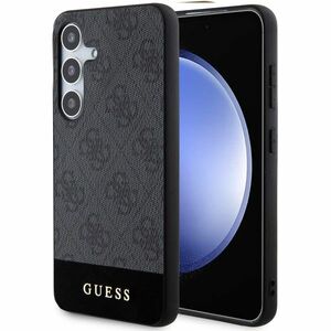 Pouzdro Guess 4G Stripe pro Samsung Galaxy S24, šedé obraz