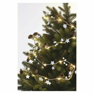 EMOS LED vánoční girlanda – šišky, 1, 7 m, 2x AA, vnitřní, teplá bílá DCGW04 obraz