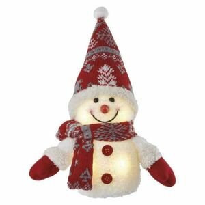 EMOS LED vánoční sněhulák svítící, 25 cm, 3x AAA, vnitřní, teplá bílá DCFW04 obraz