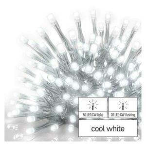 EMOS Standard LED spojovací řetěz blikající – rampouchy, 2, 5 m, venkovní, studená bílá D1CC02 obraz
