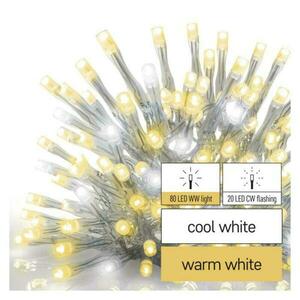 EMOS Standard LED spojovací řetěz blikající – rampouchy, 2, 5 m, venkovní, teplá/studená bílá D1CN01 obraz