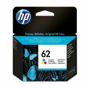 HP 62 Tříbarevná originální inkoustová kazeta C2P06AE#UUQ obraz