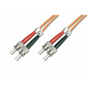 Digitus ST/ST, 10 m optický kabel I-VH OM2 Oranžová DK-2511-10 obraz