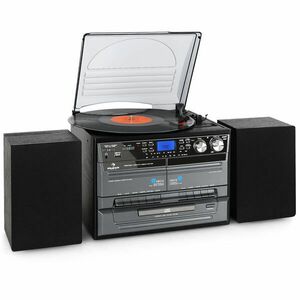 Auna TC-386WE, magnetofon, CD, gramofon, USB obraz