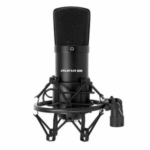 Auna Pro CM001B studiový mikrofon černý, nástroje, XLR obraz
