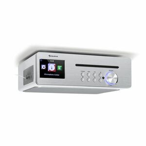 Auna Silver Star Chef, kuchyňské rádio, 20 w max., CD, BT, USB, internet/DAB+/FM, bílé obraz
