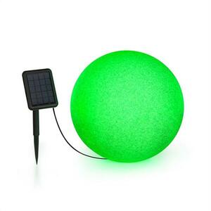 Blumfeldt Shinestone Solar 40, kulová lampa, solární panel, Ø 40 cm, RGB-LED, IP68, akumulátor obraz