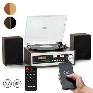 Auna Oxford SE, mini stereo systém, DAB+/FM, BT funkce, vinyl, CD, AUX-In obraz