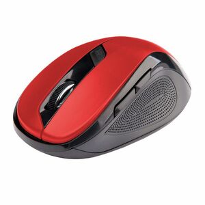 Bezdrátová myš C-Tech WLM-02, USB, 1600 dpi, červená obraz