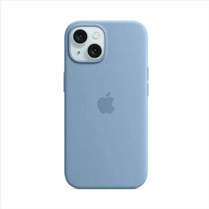 Apple iPhone 15 Plus Silicone Case with MagSafe - Winter Blue obraz