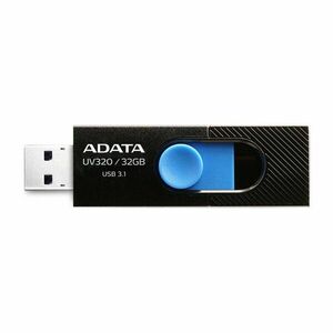 USB klíč A-DATA UV320, 32GB, USB 3.1-rychlost 80 MB/s, Black (AUV320-32G-RBKBL) obraz