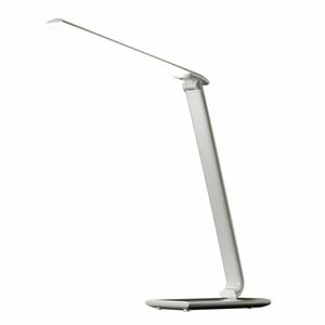 Solight LED stolní lampička stmívatelná, 12W, volba teploty světla, USB, bílý lesk WO37-W obraz
