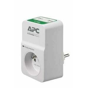 APC PM1WU2-FR přepěťová ochrana Bílá 1 AC zásuvky / PM1WU2-FR obraz