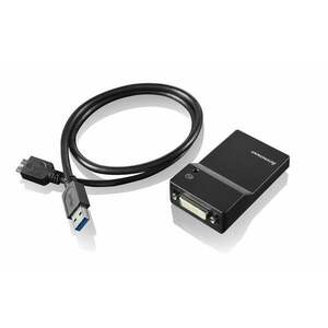 Lenovo USB 3.0 - DVI/VGA USB grafický adaptér 2048 x 1152 px 0B47072 obraz