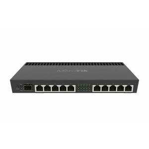Mikrotik RB4011IGS+RM router zapojený do sítě Gigabit RB4011IGS+RM obraz