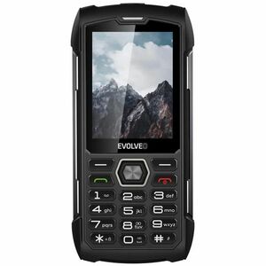 EVOLVEO StrongPhone H1, vodotěsný odolný Dual SIM telefon, černá-stříbrná obraz
