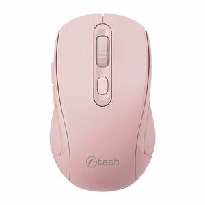 Bezdrátová myš C-Tech WLM-12, duální režim, BT5.0, USB, 1600 DPI, růžová obraz