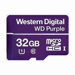 WD 32 GB Purple microSDXC card Class10 (80 MB/50 MB) obraz