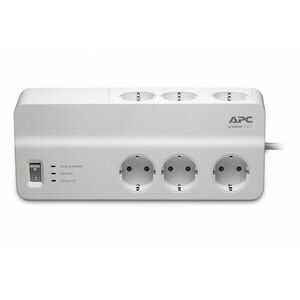 APC PM6-GR přepěťová ochrana Bílá 6 AC zásuvky / AC PM6-GR obraz