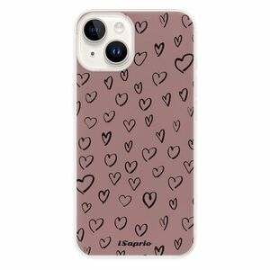 Odolné silikonové pouzdro iSaprio - Heart Dark - iPhone 15 Plus obraz