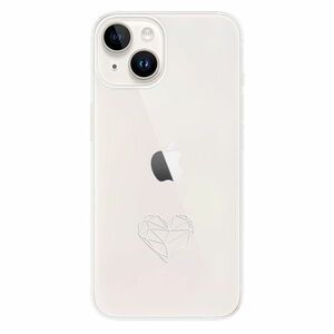 Odolné silikonové pouzdro iSaprio - čiré - Digital Love - iPhone 15 Plus obraz