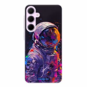 Odolné silikonové pouzdro iSaprio - Neon Astronaut - Samsung Galaxy A35 5G obraz