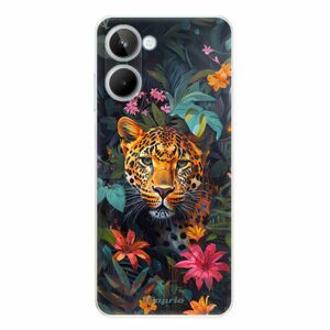 Odolné silikonové pouzdro iSaprio - Flower Jaguar - Realme 10 obraz