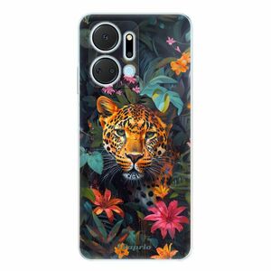 Odolné silikonové pouzdro iSaprio - Flower Jaguar - Honor X7a obraz