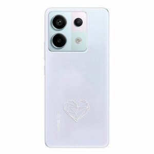 Odolné silikonové pouzdro iSaprio - čiré - Digital Love - Xiaomi Redmi Note 13 Pro 5G / Poco X6 5G obraz