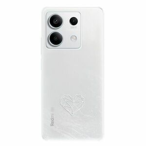 Odolné silikonové pouzdro iSaprio - čiré - Digital Love - Xiaomi Redmi Note 13 5G obraz