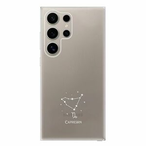 Odolné silikonové pouzdro iSaprio - čiré - Kozoroh - Samsung Galaxy S24 Ultra obraz