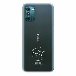 Odolné silikonové pouzdro iSaprio - čiré - Blíženci - Nokia G11 / G21 obraz