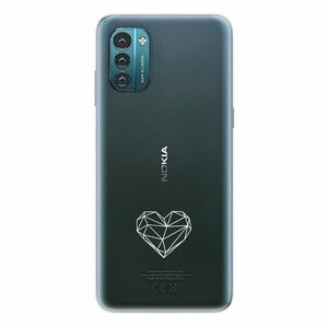 Odolné silikonové pouzdro iSaprio - čiré - Digital Love - Nokia G11 / G21 obraz
