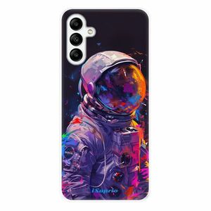 Odolné silikonové pouzdro iSaprio - Neon Astronaut - Samsung Galaxy A04s obraz