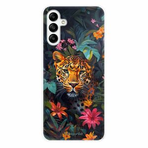 Odolné silikonové pouzdro iSaprio - Flower Jaguar - Samsung Galaxy A04s obraz