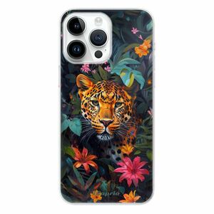 Odolné silikonové pouzdro iSaprio - Flower Jaguar - iPhone 15 Pro Max obraz
