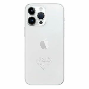 Odolné silikonové pouzdro iSaprio - čiré - Digital Love - iPhone 15 Pro Max obraz