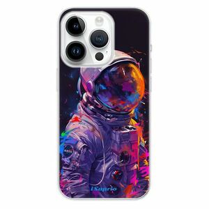 Odolné silikonové pouzdro iSaprio - Neon Astronaut - iPhone 15 Pro obraz