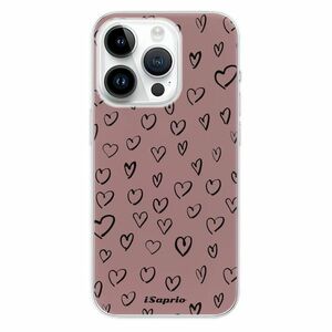Odolné silikonové pouzdro iSaprio - Heart Dark - iPhone 15 Pro obraz