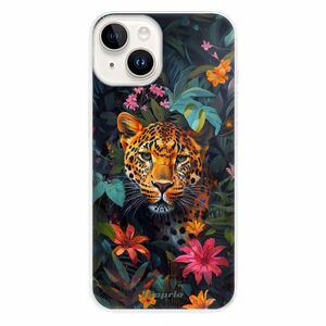 Odolné silikonové pouzdro iSaprio - Flower Jaguar - iPhone 15 obraz