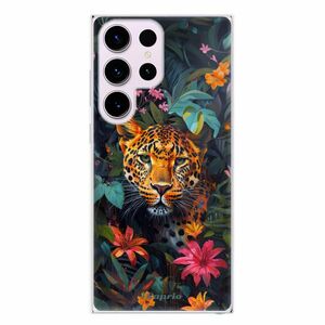Odolné silikonové pouzdro iSaprio - Flower Jaguar - Samsung Galaxy S23 Ultra obraz