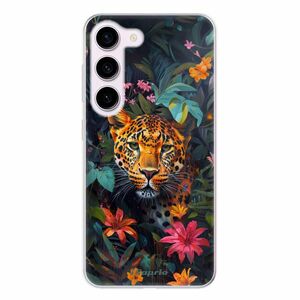 Odolné silikonové pouzdro iSaprio - Flower Jaguar - Samsung Galaxy S23 5G obraz
