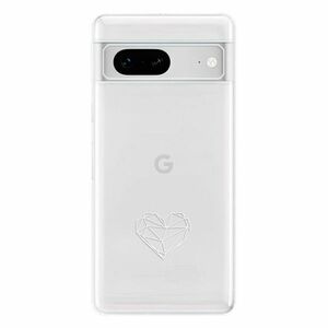 Odolné silikonové pouzdro iSaprio - čiré - Digital Love - Google Pixel 7 5G obraz