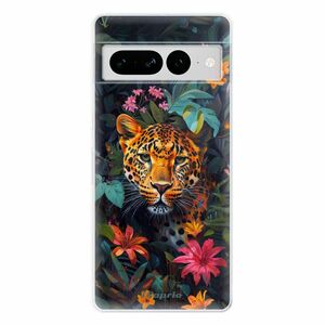 Odolné silikonové pouzdro iSaprio - Flower Jaguar - Google Pixel 7 Pro 5G obraz