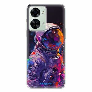 Odolné silikonové pouzdro iSaprio - Neon Astronaut - OnePlus Nord 2T 5G obraz