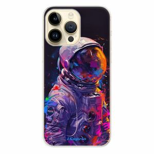 Odolné silikonové pouzdro iSaprio - Neon Astronaut - iPhone 14 Pro Max obraz
