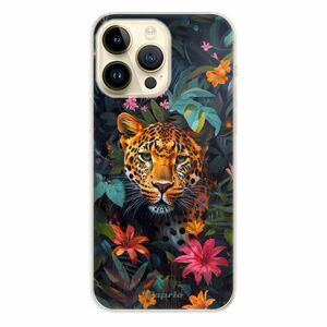 Odolné silikonové pouzdro iSaprio - Flower Jaguar - iPhone 14 Pro Max obraz