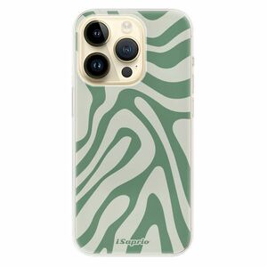 Odolné silikonové pouzdro iSaprio - Zebra Green - iPhone 14 Pro obraz